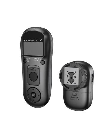 ENEGON Wireless Intervalometer Remote Shutter Release Control Timer for Canon EOS Rebel T6 T7 80D 70D 60D 60Da 77D 6D T7i T6i T6s SL2 SL1 T5 T3 T5i T4i T3i T2i T1i EOS RP R M6 M5 and more Canon Camera