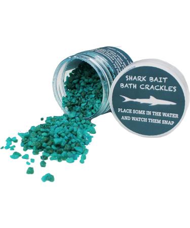 Organic Shark Bath Toy Spa Kit with Bath Crackles, Vinyl Toy, Tattoos, and Necklace - Perfect Boys' Birthday Gift | Safe & Natural - Buy Online on SooperMarket.com