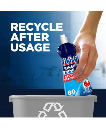 Finish Dishwasher Rinse & Shine Aid - Original 800ml | For Drier Glasses & Spot Prevention - Buy Online on SooperMarket.com