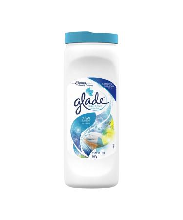 Glade Carpet and Room Refresher, Deodorizer for Home, Pets, and Smoke, Clean Linen, 32 Oz