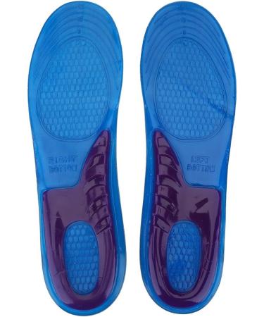 Alomejor Gel Sport Insoles - Orthopedic Massage & Shockproof Silicone Inserts for Men & Women | Comfortable & Deodorant | Sizes L (44-50) - Buy Online on SooperMarket.com