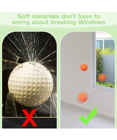 120 Pack Foam Golf Practice Balls - Realistic Feel, Limited Flight Training Balls for Indoor/Outdoor Use - Multi Colored Soft Balls for Golf Parties - Buy Online on SooperMarket.com