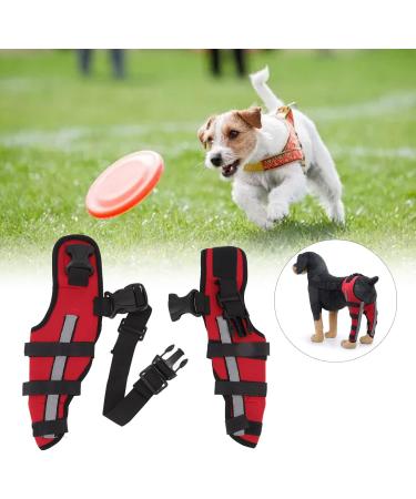 Knee Brace for Dogs ACL with Reflective Strips Knee Dislocation Arthritis Keeps The Joint Warm and Stable Extra Support Reduces Pain and Inflammation (XS) - Buy Online on SooperMarket.com