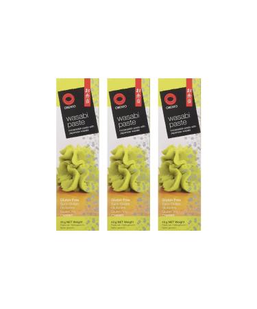Obento Wasabi Paste Horseradish Paste With Japanese Wasabi 43g In Tube (Pack of 3) by CNMART