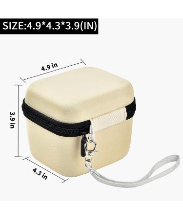 Hard Travel Case for Skull Shaver Pitbull Pro Razor - Beard Trimmer Storage Box with Zipper Mesh Pocket - Men's Gold Pro Mustache Grooming Kit - Beige - Buy Online on SooperMarket.com