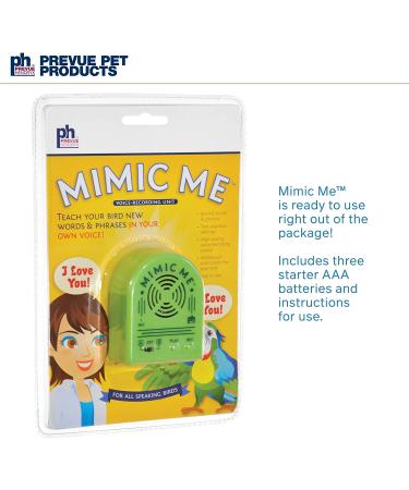 Prevue Hendryx 62900 Mimic Me Voice-Recording Unit for Birds - Train Your Feathered Friend with Ease - Buy Online on SooperMarket.com