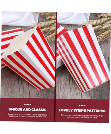 HOMSFOU 50 Pcs Boxes Popcorn Carton Popcorn Holder Popcorn Bowl Popcorn Bags Movie Night Gift Popcorn Machine Popcorn Packets Popcorn Containers Gifts Popcorn Bucket Classic Paper Gift Bag - Buy Online on SooperMarket.com