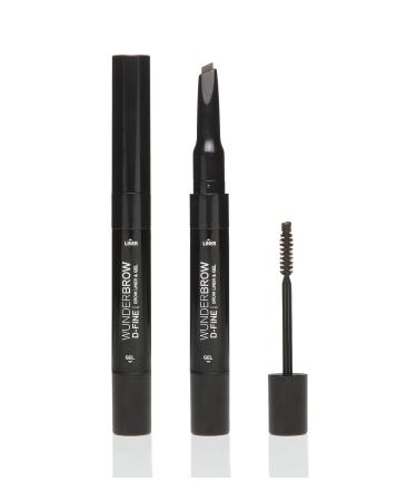 WUNDERBROW D-Fine Brow Pencil & Eyebrow Gel - Brunette (0.007 oz Liner & 0.1 oz Gel) - Buy Online on SooperMarket.com