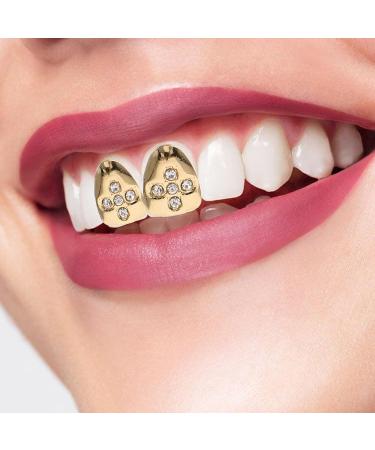 Didiseaon 2pcs Gold Decor Grills Grill Teeth Hip-hop Supplies Props Clothing Men and Women The Cross - Buy Online on SooperMarket.com