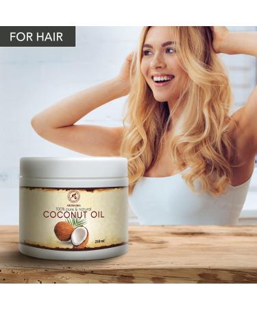 Coconut Oil 250ml - Cocos Nucifera Oil - Indonesia - 100% Pure & Natural Cold Pressed - Best Benefits for Skin Hair Face Body Care - Unrefined Coconut Oils - Buy Online on SooperMarket.com