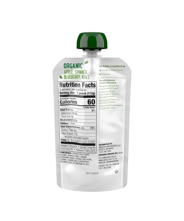 Mama Bear Organic Baby Food Stage 2 Apple Spinach Blueberry Kale 4oz (Pack of 12) - Buy Online on SooperMarket.com