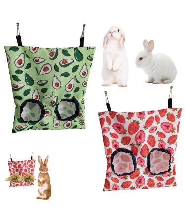 2 Pcs Rabbit Hay Feeder Rabbit Accessories Hay Bag Straw for Rabbits Guinea Pig Hay Feeder Hay Feeder Guinea Pig Guinea Pig Guinea Pig Hay for Guinea Pigs Feeding Hay Guinea Pig Hay Bag with 2 Holes
