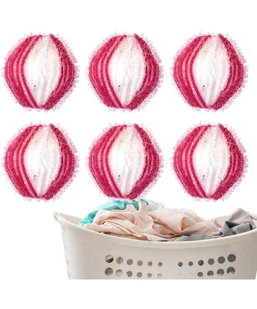 Dryer Balls - 6 Lint Remover Drier Ball for Laundry Dryer | Reusable Laundry Accessories for Anti Static Reduces Clothing Folds Saves Drying Time - Buy Online on SooperMarket.com