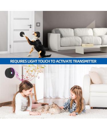Wowlela Dog Doorbell | Wireless Pet Training Bells | Communication Doorbell with Push Button for Easy Pet Alerts - Buy Online on SooperMarket.com