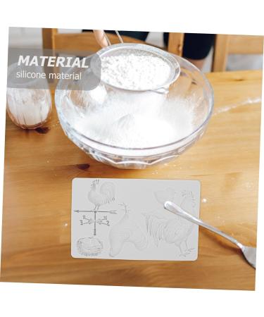 STOBOK Cock Mold Silicone Molds Candies Chocolates Candy Chocolate Making Mold Tools Handmade Rooster Craft Supple Fondant Molds DIY Baking Mould DIY Chocolate Fudge Aldult Silica Gel - Buy Online on SooperMarket.com