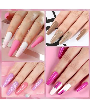 PEACECOLOR Gel Nail Kit with 36W Lamp - 20 Color Starter Set with Glossy & Matte Top Coats - Manicure Tools for DIY at Home - Buy Online on SooperMarket.com