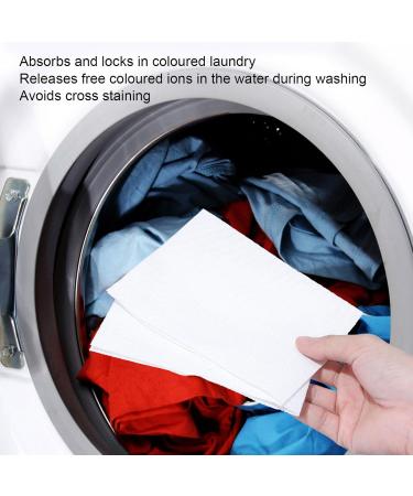 Color Catcher Disposable Laundry Sheets to Prevent Color from Smearing Dye Absorber for Various Fabrics - Buy Online on SooperMarket.com