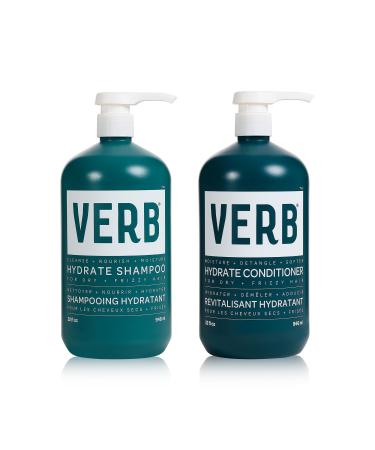 Verb Hydrate Shampoo + Hydrate Conditioner Duo - 32 oz / 1 L (2 count)