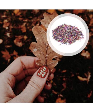 FRCOLOR 1 Glass Chip Chunky Flakes Sequins Metallic Crushed Glass Epoxy Filler Charms Irregular Nail Art Crushed Glass Flakes for Nails Retro Vase Manicure Fillers Nail Stickers 3D Crystal 0.5X0.3cm Colorful - Buy Online on SooperMarket.com