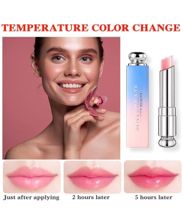 3PCS Color Changing Lipstick Set - Long Lasting Moisturizing Magic Lip Balm for Women & Girls - Buy Online on SooperMarket.com