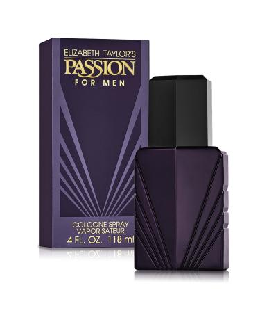 Men's Cologne Fragrance Spray by Elizabeth Taylor, Passion, 4 Fl Oz