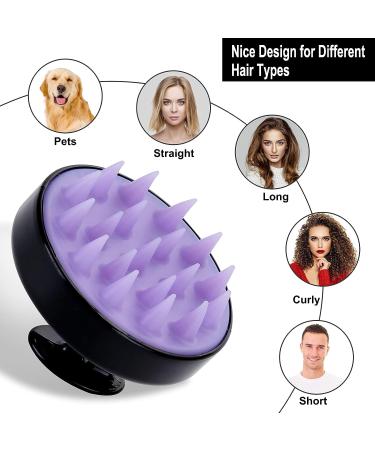 MAVGV Scalp Massager Shampoo Brush Loofah Set with Long Handle Back Brush and Bath Loofahs - Buy Online on SooperMarket.com