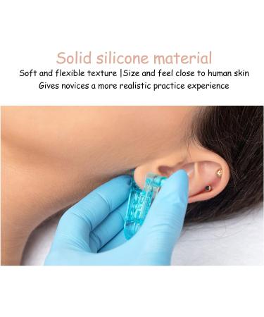 Flexible & Reusable Silicone Ear Model - 1 Pair Medium Skin Color for Ear Piercing Practice - Buy Online on SooperMarket.com