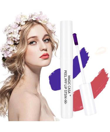 Long -lasting lip stain - high -gloss tinted lip stain - moisturizing lip balsa welding -resistant lip care stick for all skin types portable sweatproof Teksome D: 4#