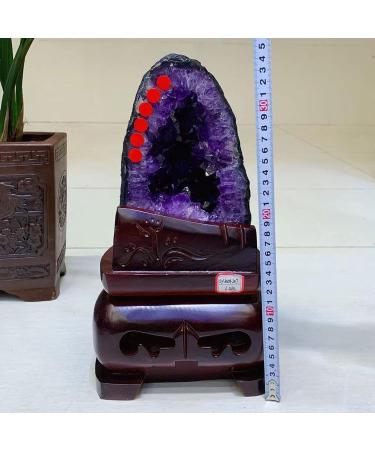 Amethyst Cluster Crystals Geode Cluster Raw Reiki Quartz Crystals Stones Druzy Geode Specimen Gemstone for Witchcraft Home Decor Feng Shui 13.3lbs Natural Stone (Size : 13.3lbs) - Buy Online on SooperMarket.com