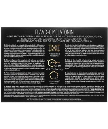 ISDIN Isdinceutics Flavo-C Melatonin Night Repair Serum (30 ampoules) | stimulates the antioxidant defences of the skin 60 ml (Pack of 1) - Buy Online on SooperMarket.com