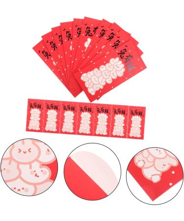 ABOOFAN 40 Pcs 2023 Year of The Rabbit Red Packets New Year Red Packets Ceremony Red Packet Lunar New Year Envelopes 2023 Bunny Pattern Paper Red Packet Money Bag Design Paper Pocket - Buy Online on SooperMarket.com