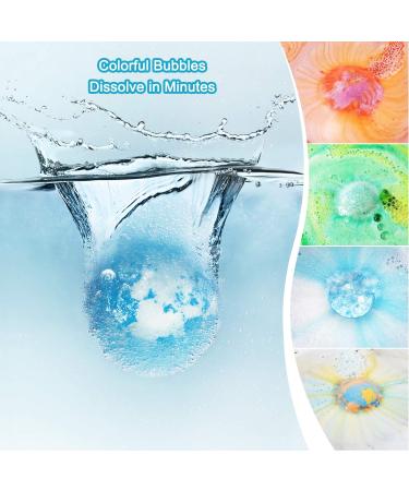 Panspace Unicorn Bath Bombs for Girls | 6 Organic Bath Bombs Gift Set with Jewelry Inside | Handmade Bubble Bath Fizz Ball Kit for Kids | Surprise Toys for Girls Birthday & Christmas - Buy Online on SooperMarket.com