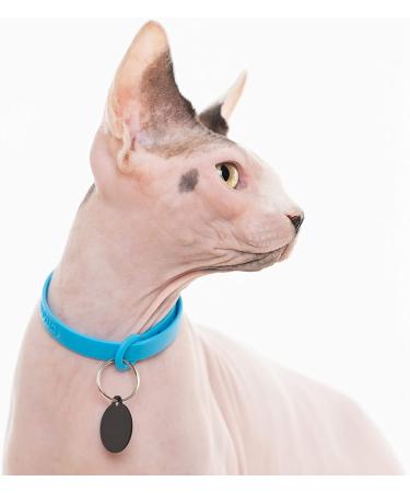 Nuvuq Soft & Light Cat Collar with Breakaway Snap Button - Blueberry Blue - Buy Online on SooperMarket.com