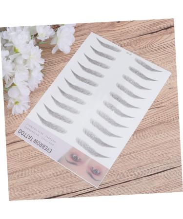 NOLITOY 2pcs 3d Eyebrow Stickers Eyebrow Makeup Kit Eyebrow Transfer Stickers Template Eyebrow Trimming Miss - Buy Online on SooperMarket.com