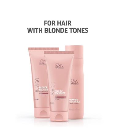 Wella Professionals Invigo Blonde Recharge Cool Blonde Shampoo - Maintain & Refresh Blonde Color, Rid Brassiness - 10.1oz - Buy Online on SooperMarket.com