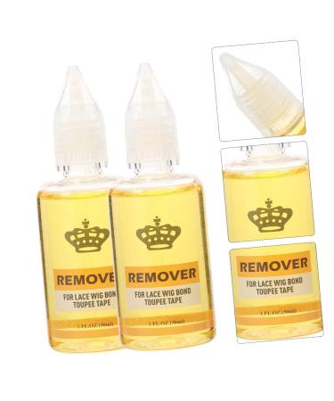 Gogogmee 2 Hair Extension Glue Remover Hair Bonding Remover Bonding Glue Remover Lace Glue Remover Hair Glue Remover Wig Adhesive Glue Remover Glue Remover for Lace Wig 30ml Remover Plastic - Buy Online on SooperMarket.com