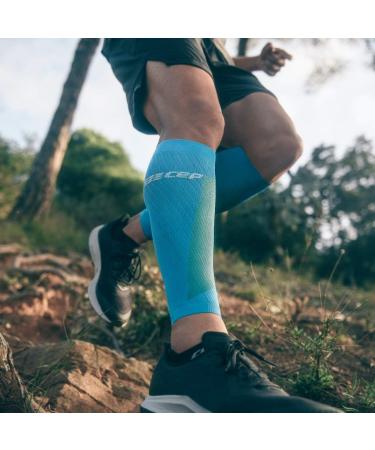 Buy CEP Ultralight Pro Compression Calf Sleeves for Women | Cyan/Light Grey | Size II - Best Compression Calf Leg Warmers for Performance & Recovery - Buy Online on SooperMarket.com