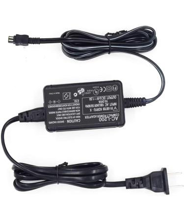 AC-L200 AC Power Adapter Charger for Sony Handycam DCR-SX40, DCR-SX41,DCR-SX44,DCR- SX45,DCR-SX60,DCR-SX63,DCR-SX65,SX83,SX85,DCR-SR42,DCR-SR45,DCR-SR46,DCR-SR47,DCR-SR68