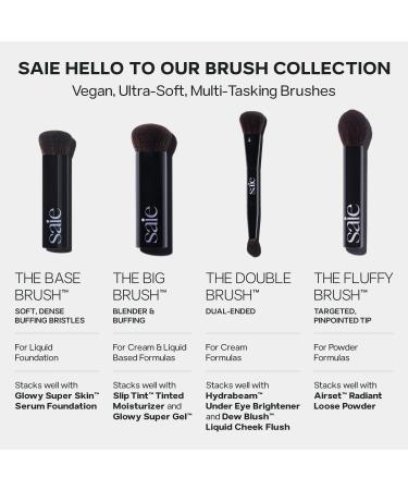 Saie The Fluffy Brush - Soft Multi-Use Vegan Makeup Brush for Precise Application - Cruelty-Free Powder Brush - Buy Online on SooperMarket.com