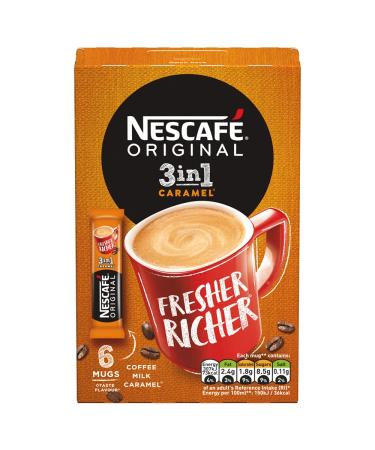 Nescafe Original Caramel 3In1 6 Mugs 102G