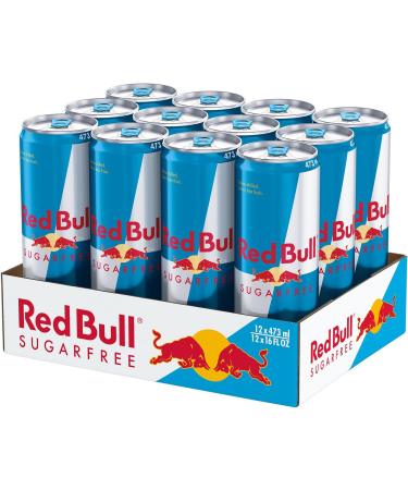 Red Bull Energy Drink Sugar Free 473ml (12 pack) 473ml (Pack of 12) - Buy Online on SooperMarket.com