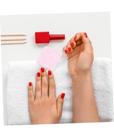 Mikinona 2 Boxes Nail Wipes Gel Nail Polish Cleaning Wipes Travel Wipes Travel Nail Polish Remover Gel Nail Remover Polish Remover Pads Glue Wipes Dip Polish Remover Nail Pads Cotton 4.80X4.80X0.10CM Pink - Buy Online on SooperMarket.com