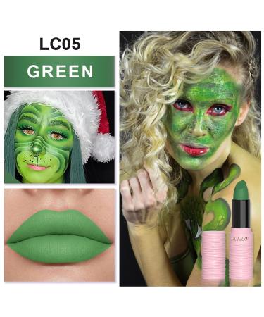 Eye Black Stick Green - Matte Face & Body Paint for Sports Halloween Clown Makeup & Cosplay - Buy Online on SooperMarket.com