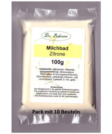 "Dr. Behrens" - Milk bath -lemon- 100g bag for a full bath (10)