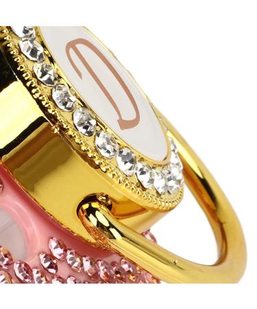 Gold Baby Pacifier Set with Rhinestones for 6-18 Months - Lightweight & Stylish (Letter D) - Buy Online on SooperMarket.com