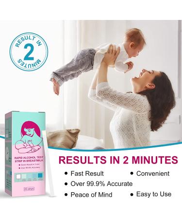 Breastmilk Test Strips - Quick & Precise Home Test for Breastfeeding Moms - 25 PCS - Buy Online on SooperMarket.com
