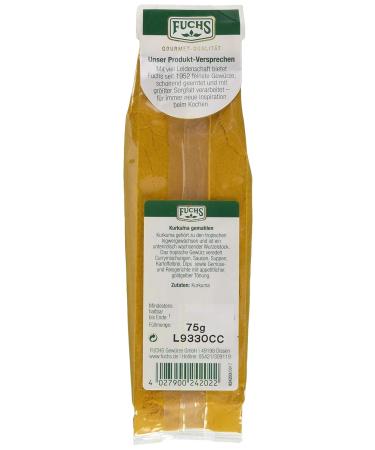Fuchs Curcuma Spice - Premium Quality Turmeric 75g | International Shipping Available - Buy Online on SooperMarket.com