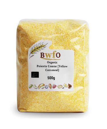 Organic Polenta Coarse Yellow Cornmeal 500g (BWFO)