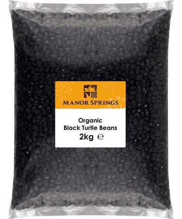 Organic Black Turtle Beans 2kg by Manor Springs Organic