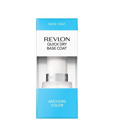 Revlon Quick Dry Base Coat Nail Polish - Chip Resistant, Longwear Formula - Clear, 0.5 Fl Oz - Buy Online on SooperMarket.com